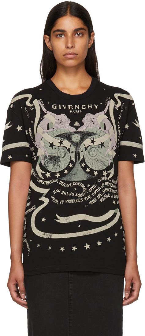 givenchy astrology shirt|Givenchy paris tees.